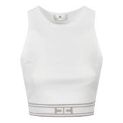 Gebreide top Elisabetta Franchi , White , Dames