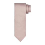 Zijden Geweven Beige Stropdas Profuomo , Pink , Heren