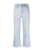 Wide Jeans Frame , Blue , Dames