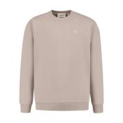 Essentiële Initialen Sweater Pure Path , Beige , Heren