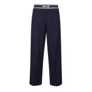 Gebreide broek Elisabetta Franchi , Blue , Dames