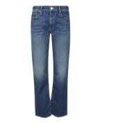 Slim Fit Denim Jeans Mother , Blue , Dames