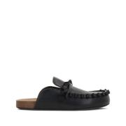 Zwarte Ruffle Loafer Schoenen JW Anderson , Black , Heren