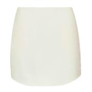 Off White Gekromde Zoom Mini Rok JW Anderson , Beige , Dames