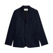 Stijlvolle Katoenen Blazer Ami Paris , Blue , Heren