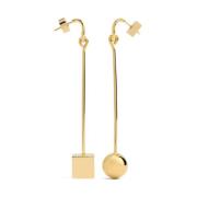 Gouden Oorbellen voor Dames Accessoires Jacquemus , Yellow , Dames