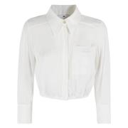 Stijlvolle Blouse voor Vrouwen Elisabetta Franchi , White , Dames