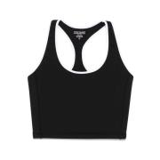 Sporty Runner Tank Top Sporty & Rich , Black , Dames