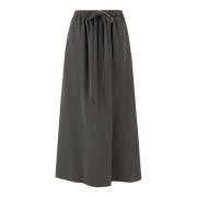 Zijden Organza Lange Rok Groen Giorgio Armani , Green , Dames