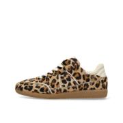 Leopard Pony Sneakers Fred De La Bretoniere , Brown , Dames