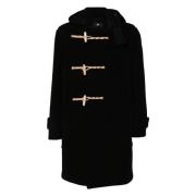 Monty Duffle Coat Gloverall , Black , Heren