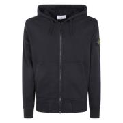 Casual Sweatshirt voor Mannen Stone Island , Black , Heren