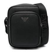 Stijlvolle Messenger Tas Emporio Armani , Black , Heren