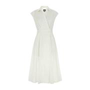 Witte Poplin Athena Jurk A.p.c. , White , Dames