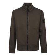 Stijlvolle Zip-Up Cardigan Sweater Stone Island , Brown , Heren