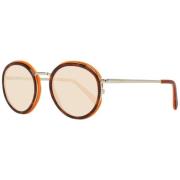 Bruine Dames Zonnebril Ronde Metalen Frame Emilio Pucci , Brown , Dame...