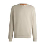 Casual Sweatshirt met Westart Stijl Boss Orange , Beige , Heren