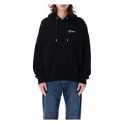 Skate Script Hoodie Off White , Black , Heren