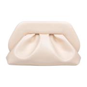 Vegan Stof Clutch Tas Schelpkleur THEMOIRè , Beige , Dames