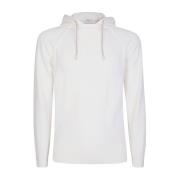 Kasjmier Hoodie Trui Eleventy , White , Heren