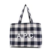 Geruite Diane Winkel Tas A.p.c. , Multicolor , Dames