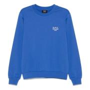 Geborduurde Rue Madame Sweatshirt A.p.c. , Blue , Dames