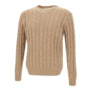 Merino Wol Trui Beige Filippo De Laurentiis , Beige , Heren