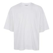 Korte Mouw T-shirt Studio Nicholson , White , Heren