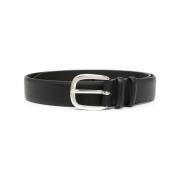 Leren Riem Orciani , Black , Heren