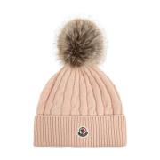 Muts met Pom-pom Moncler , Pink , Dames