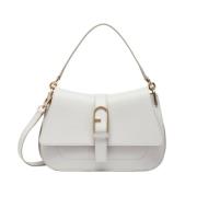 Flow M Top Handtas Furla , White , Dames