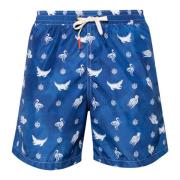 Print Zwemshorts Altea , Blue , Heren