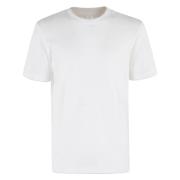 Casual Katoenen T-shirt Eleventy , White , Heren