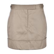 Katoenen Gonna Rok Thom Browne , Beige , Dames