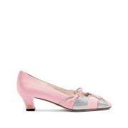 Kristal Gesp Roze Hakken Valentino Garavani , Pink , Dames