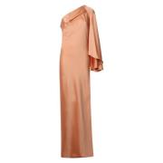 Nude Vestiti Jurk Genny , Beige , Dames