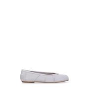 Lila Leren Ballerina met Tabi-teen Maison Margiela , Purple , Dames