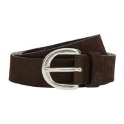 Casual leren riem Boggi Milano , Brown , Heren