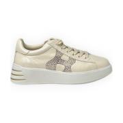 Stijlvolle Sneakers Allacciato H Hogan , Beige , Dames