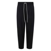 Cropped Broek Drole de Monsieur , Black , Heren