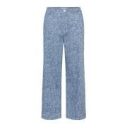 Denim Straight-Leg Broek Part Two , Blue , Dames