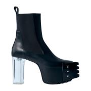 Grilled Kiss leren laarzen Rick Owens , Black , Heren