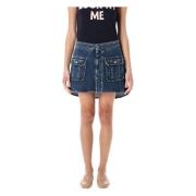 Mini Rok met Zakken JW Anderson , Blue , Dames