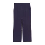 Rechte broek met schuine zakken Fiorella Rubino , Blue , Dames