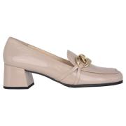 Beige Patent Damespumps Högl , Beige , Dames