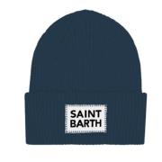 Gebreide muts in SB-stijl MC2 Saint Barth , Blue , Dames