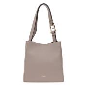 Mini Bucket Tas Furla , Gray , Dames