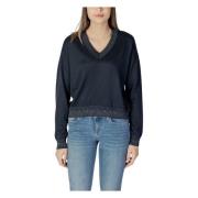 Lente/Zomer Dames Sweatshirts Collectie Liu Jo , Blue , Dames