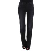 Blauwe Katoenmix Slim Fit Bootcut Jeans Ermanno Scervino , Blue , Dame...