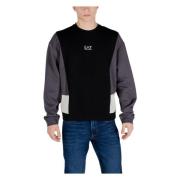 Lente/Zomer Sweatshirt Emporio Armani EA7 , Black , Heren